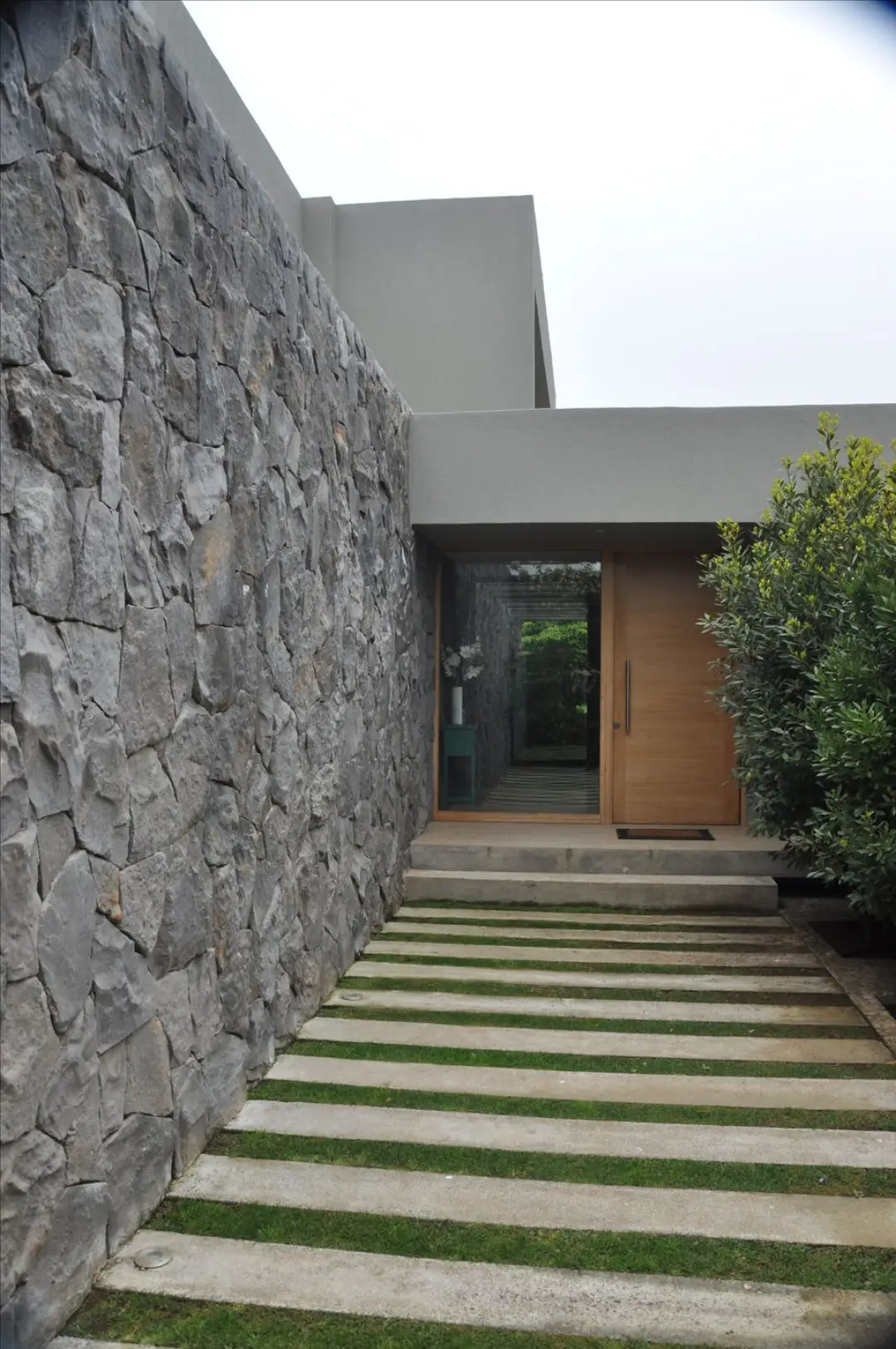 Fachada em pedra
