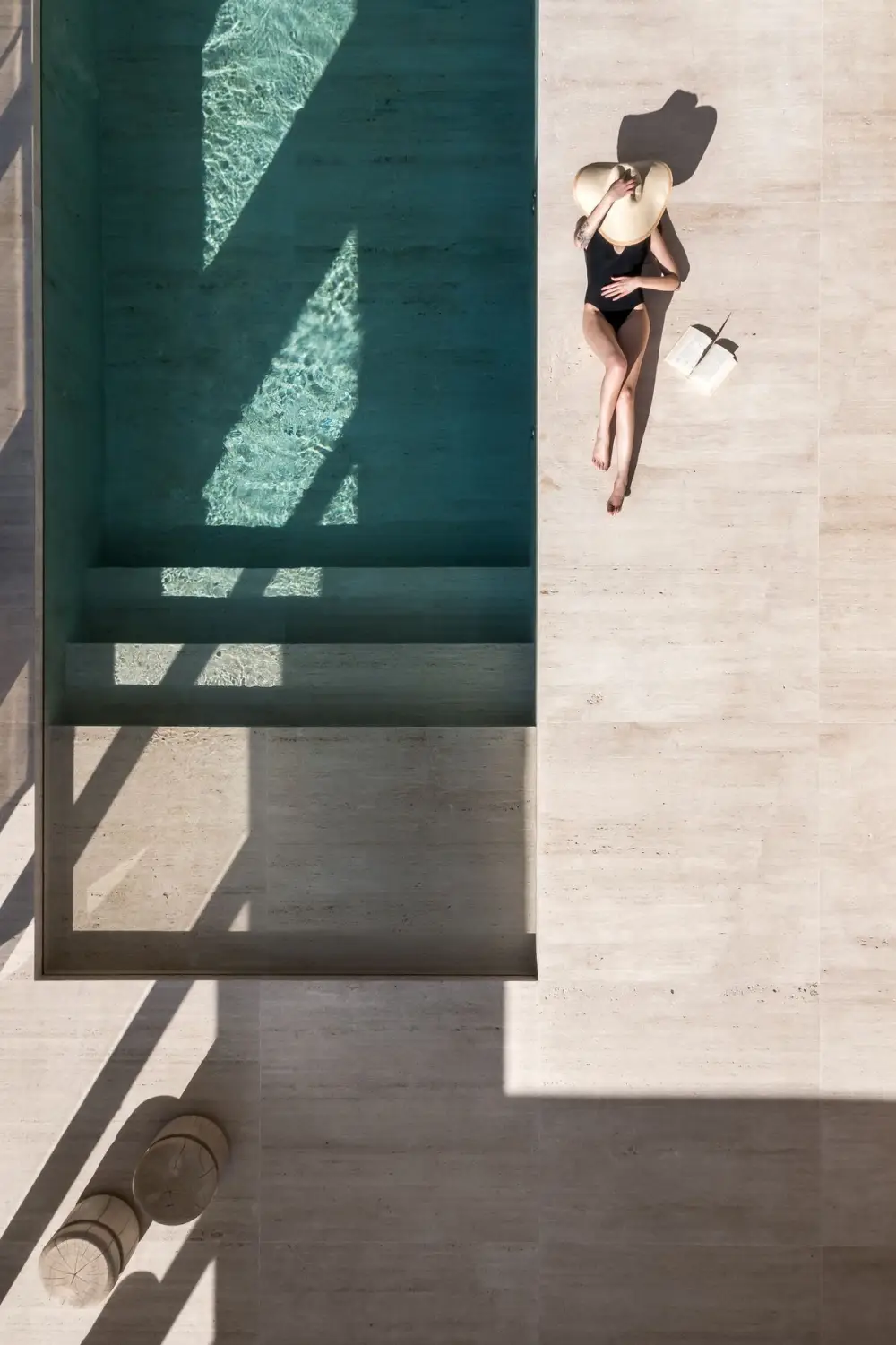 Piscina em pedra